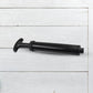 Close-up of the ball pump with both plastic and metal pins.