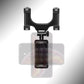 Close-up of the phone mount's non-slip grip pads.