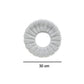 Texture of the soft coral velvet material, highlighting the luxurious feel of the Toilet Seat Cover.