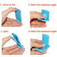 Portable adjustable mobile phone stand with foldable easy storage design.