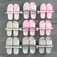 Detailed view highlighting the compact dimensions and design features of the shoe rack.