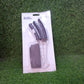 A hand holding the ergonomic handle of the window blind cleaner brush, ready for use.