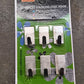 Adhesive wall hooks attached to smooth mounted surface
