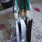 The complete 3-piece gardening tool set displayed, highlighting each tool's design.