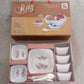 Complete 13-piece pudding cutlery set, suitable for home and office use.
