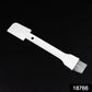 Small dust cleaning brush effectively cleaning keyboard keys.