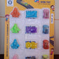 Collection of diverse mini pull back cars and planes for young children.