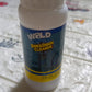Drain cleaning powder effectively removing blockages from a kitchen sink.