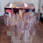 Stacked view of Vista pitcher glasses showing compact and durable design