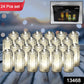 Twenty-four flameless LED tea light candles neatly packed in a box.
