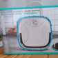Lifestyle image of smart floor cleaner robot in home setting