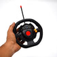 The remote control unit for the fast steering RC car, designed for easy grip.
