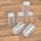 Ganesh 350ml unbreakable plastic drinking glasses, set of 6, displayed empty.