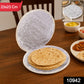 Close-up of insulated roti cover with zipper closure