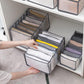 Empty Organivo 7 Grid Clothes Organizer, highlighting its foldable structure.