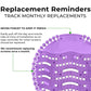 Pack of multiple anti-splash urinal mats, ready for use in commercial or home settings.