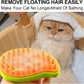 Ergonomic design of the Cat Steamy Brush for comfortable handling.