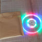 Waterproof LED coaster in use, enhancing a vibrant party atmosphere.