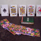 Unique designs and HD printing on a premium poker cards deck.