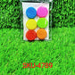 Set of six silicone bottle caps displayed neatly on a white background.