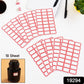 A4 size writable blank label sheets with red border for easy labeling