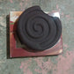 Back cover of the Chocolate Diary, showing the realistic chocolate biscuit pattern.
