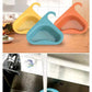 The swan design strainer actively preventing sink blockages and ensuring smooth drainage.
