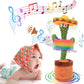 Soft plush cactus toy with animated movements, perfect for entertaining toddlers.