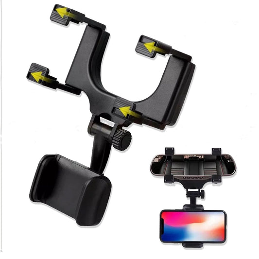 Side view of the mobile phone mount stand showing its flexible arm.