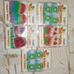 Brightly colored popsicle erasers, ideal as cute return gifts for children.
