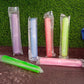 Multiple compact plastic toothbrush cases for the entire family's travel needs.