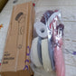 Packaging of the Soap Dispensing Dish Brush set with its handle and multiple refill heads.
