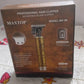 Close-up of the compact hair trimmer, ready for use.
