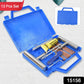 Close-up of durable brown tire repair strings and steel insertion tools from the kit.