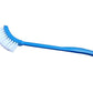 Single-sided toilet brush for efficient and targeted cleaning.