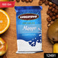 Smooth, yellow Mango Compound Chocolate slab showcasing its vibrant colour.