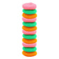 Multi-surface round plastic-nylon scrubbers, pack of 12, for a sparkling home.