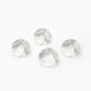 Effective clear corner protectors on a table edge, pack of 4.