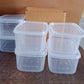 Food storage container lids with airtight snap-fit design for no spillage