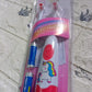 Complete electric toothbrush set, ready for travel or home use.