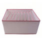 White background of 9 grid clothes storage box