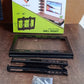 Components included with the Indo Glow universal TV wall mount.