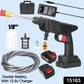 Ergonomic design of the 48V cordless pressure washer gun, highlighting comfortable grip.