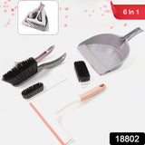 ToolMate Pro 6-in-1 multipurpose cleaning tool set displayed with all components.