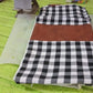 Versatile faux leather and cotton blend pillow cover adding comfort.