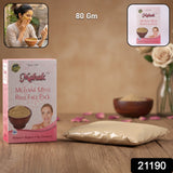 Multani Mitti and Rose herbal face pack for deep cleansing and refreshment