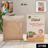 Finely ground natural sandalwood powder for face skincare