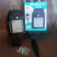 Side view of 18W solar wall light showing compact design