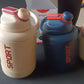Leak-proof sports vacuum bottle with shoulder strap for outdoor activities