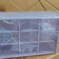Multi-drawer transparent jewellery organizer with 9 sections